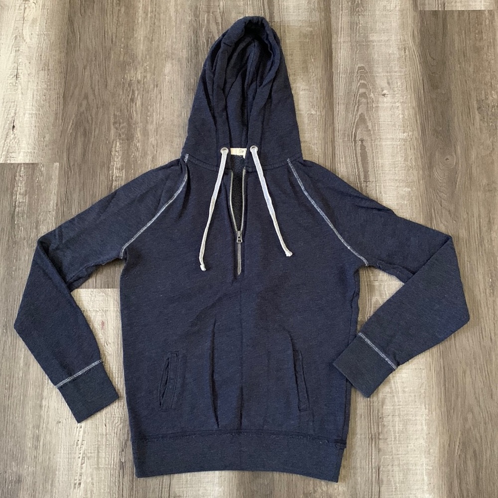 Aeropostale Navy Half Zip Hoodie!